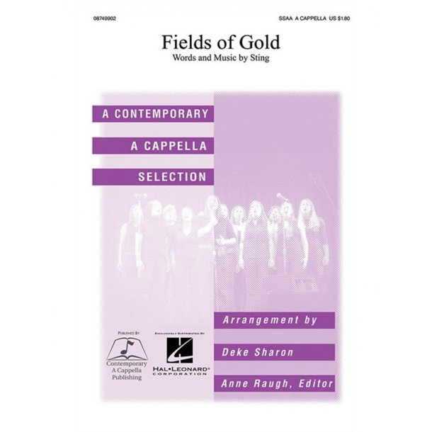 STING FIELDS OF GOLD (SHARON DEKE) SSAA A CAPPELLA CHORAL