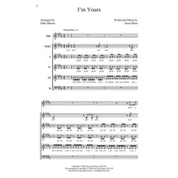 Mraz I'm Yours (Sharon) Satb A Capp