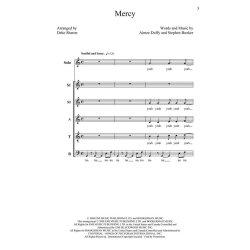 DUFFY AIMEE/BOOKER STEPHEN MERCY (SHARON) SSATB & SOLO A CAPPELLA CHOR