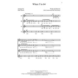 Beatles When Im 64 (Sharon) Ssaa