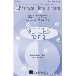 GUARALDI CHRISTMAS TIME IS HERE SATB