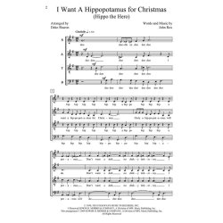 I WANT A HIPPOPOTAMUS FOR CHRISTMAS (SHARON DEKE) SATB A CAPPELLA CHOR