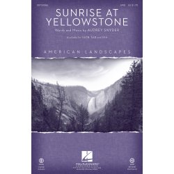 Sunrise at Yellowstone : from American Landscapes