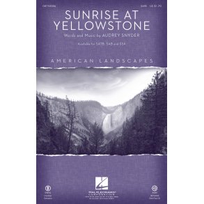 Sunrise at Yellowstone : from American Landscapes