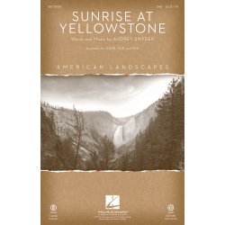 Sunrise at Yellowstone : from American Landscapes
