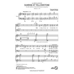 Sunrise at Yellowstone : from American Landscapes