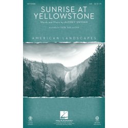 Sunrise at Yellowstone : from American Landscapes