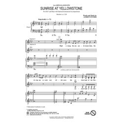 Sunrise at Yellowstone : from American Landscapes