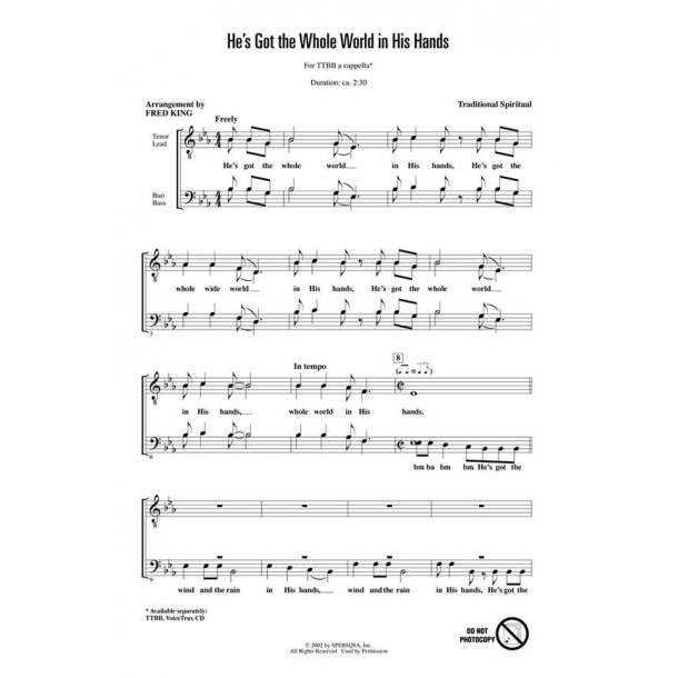 He's Got the Whole World in His Hands