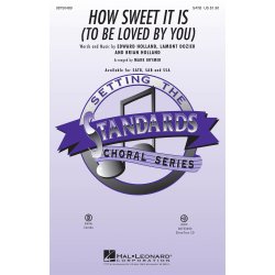 How Sweet Loved By You (Brymer) Satb