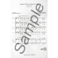 Infant Holy, Infant Lowly - SATB A Cappella