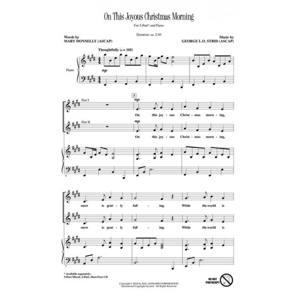 On This Joyous Christmas Morning