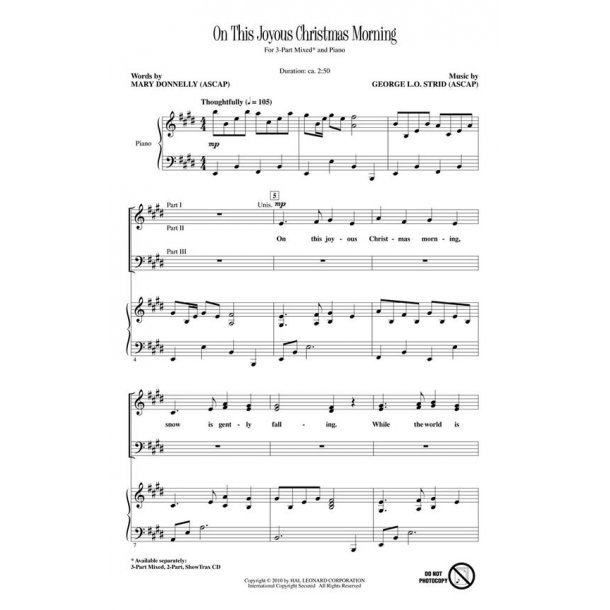 On This Joyous Christmas Morning