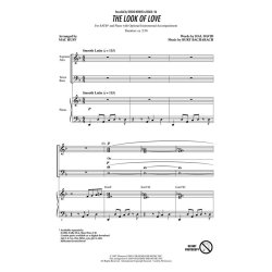 BACHARACH B/DAVID H THE LOOK OF LOVE (HUFF MAC) SATB CHORAL
