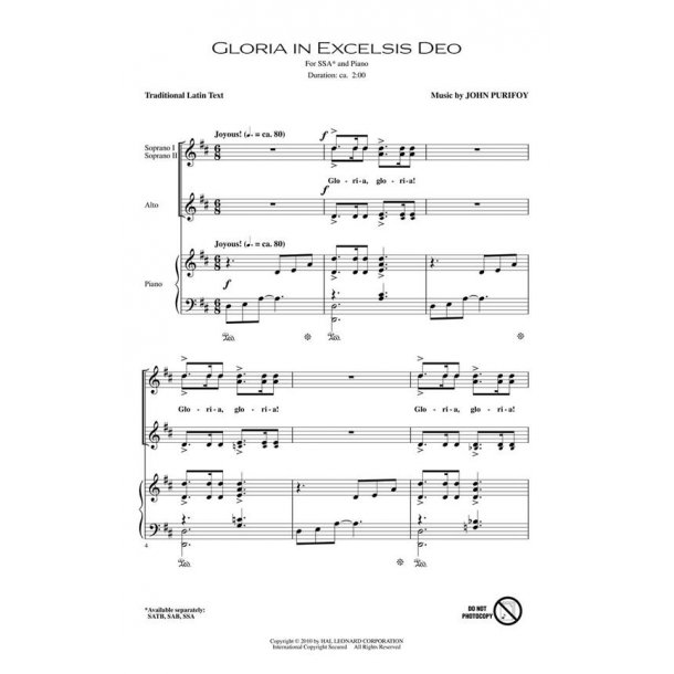 Gloria in Excelsis Deo