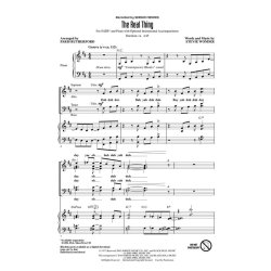MENDES SERGIO THE REAL THING (ARR RUTHERFORD PARIS) SATB CHORAL