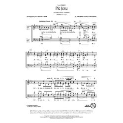 Lloyd Webber Andrew Pie Jesu From Requiem (Brymer) Satb Div A Cappella