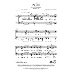 Lloyd Webber Andrew Pie Jesu From Requiem (Brymer) Ssaa Div A Cappella