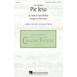 Lloyd Webber Andrew Pie Jesu From Requiem (Brymer) Ttbb Div A Cappella