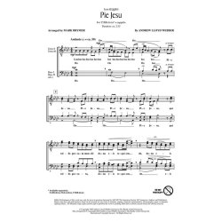 Lloyd Webber Andrew Pie Jesu From Requiem (Brymer) Ttbb Div A Cappella