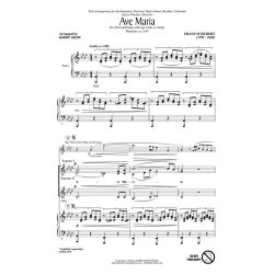 SCHUBERT FRANZ AVE MARIA (SHAW KIRBY) SSA CHORAL
