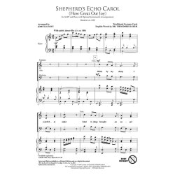 Shepherd's Echo Carol How Great Our Joy (Arr Leavitt John) Sab Choral