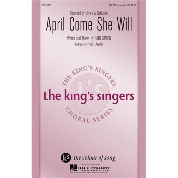 The King's Singer's Choral Series: Simon & Garfunkel - April Come She Will