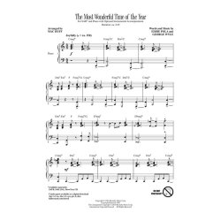 POLA/WYLE THE MOST WONDERFUL TIME OF THE YEAR (ARR HUFF MAC) SAB CHOR