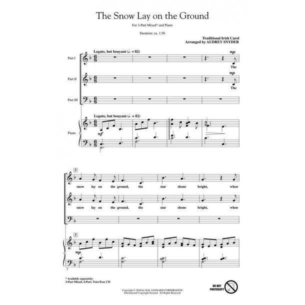 The Snow Lay on the Ground : Discovery Level 2