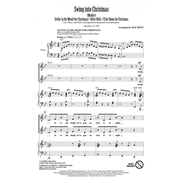 Swing into Christmas : (Medley)