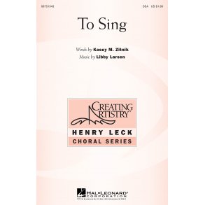 To Sing