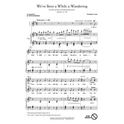 We've Been a While A-Wandering