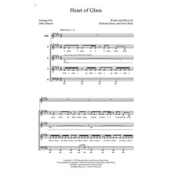 BLONDIE HEART OF GLASS (SHARON DEKE) SATB A CAPPELLA CHORAL