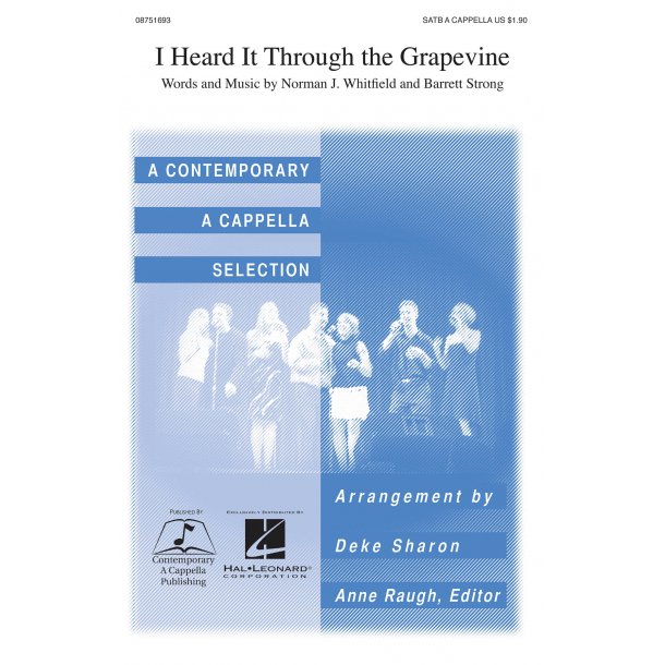 Strong/Whitfield I Heard It Through The Grapevine (Sharon) Satb Choral