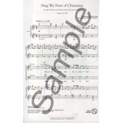 Sing We Now Of Christmas - SAB