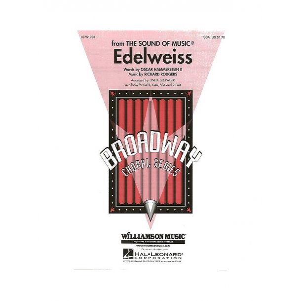Rodgers And Hammerstein: Edelweiss (The Sound Of Music) (SSA)