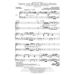 UNTIL THE WHOLE WORLD HEARS (DUREN CLIFF) SATB CHORAL