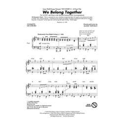 NEWMAN RANDY WE BELONG TOGETHER TOY STORY 3 (LOJESKI ED) SATB CHORAL