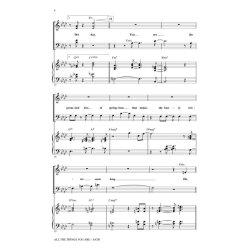KERN/HAMMERSTEIN ALL THE THINGS YOU ARE (RUTHERFORD PARIS) SATB CHORAL