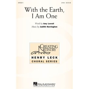 HERRINGTON JUDITH WITH THE EARTH I AM ONE 2 PART CHORAL