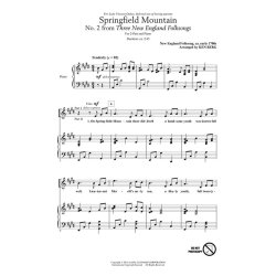 SPRINGFIELD MOUNTAIN (BERG KEN) 2 PART TREBLE CHORAL
