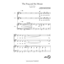 THE FROG AND THE MOUSE (MCAULIFFE MARY) 2 PART CHORAL