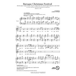 BAROQUE CHRISTMAS FESTIVAL MEDLEY (SNYDER AUDREY) 2 PART CHORAL