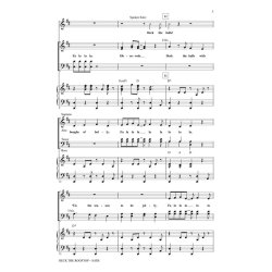 DECK THE ROOFTOP FROM GLEE (BRYMER MARK) SATB CHORAL SHEET MUSIC