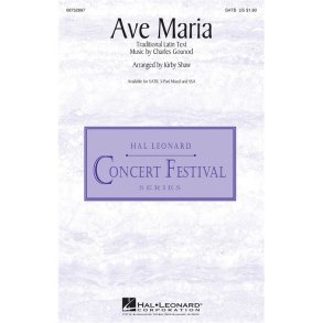 Bach & Gounod: Ave Maria (3PT Choral Songbook)