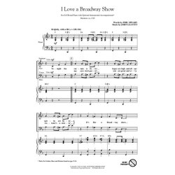 Leavitt I Love A Broadway Show Satb