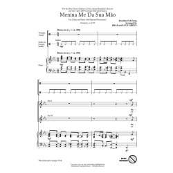 MENINA ME DA SUA MAO GIVE ME YOUR HAND MENINA (GREEN B & L) 2 PT CHOR