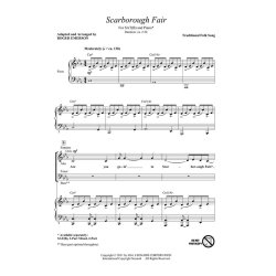 SCARBOROUGH FAIR (EMERSON ROGER) SAT(B) CHORAL SHEET MUSIC