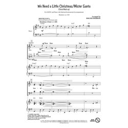 We Need a Little Christmas/Mister Santa : Choral Mash-up