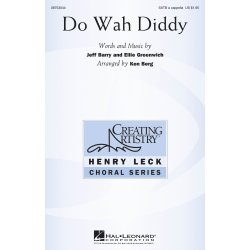 BARRY/GREENWICH DO WAH DIDDY DIDDY (BERG KEN) SATB & SOLO A CAPPELLA